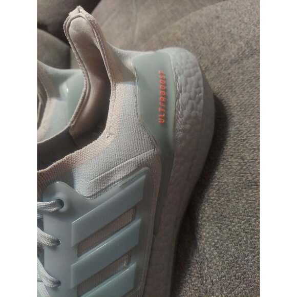 Adidas Ultra Boost 22 Grey Blue Men's Size 15 HO1170 Tennis Light Blue Running - Picture 5 of 10